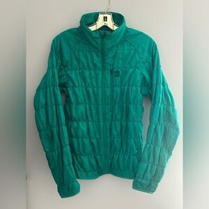 Lightweight Teal Puffer Jacket - Women's